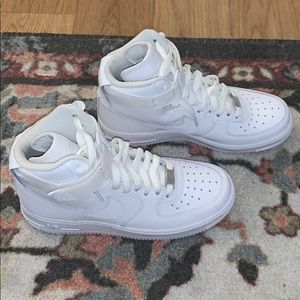 Brand New White Nike High-Top Air Force 1’s Size 7